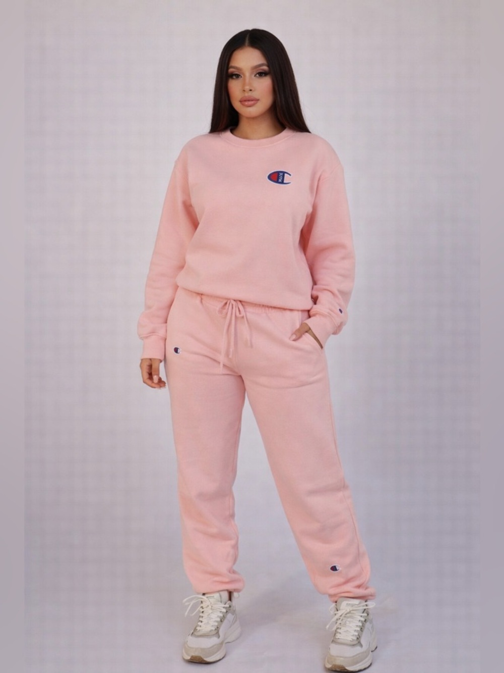 💗 KITH CHAMPION CREW NECK PULLOVER & SWEAT PANTS
